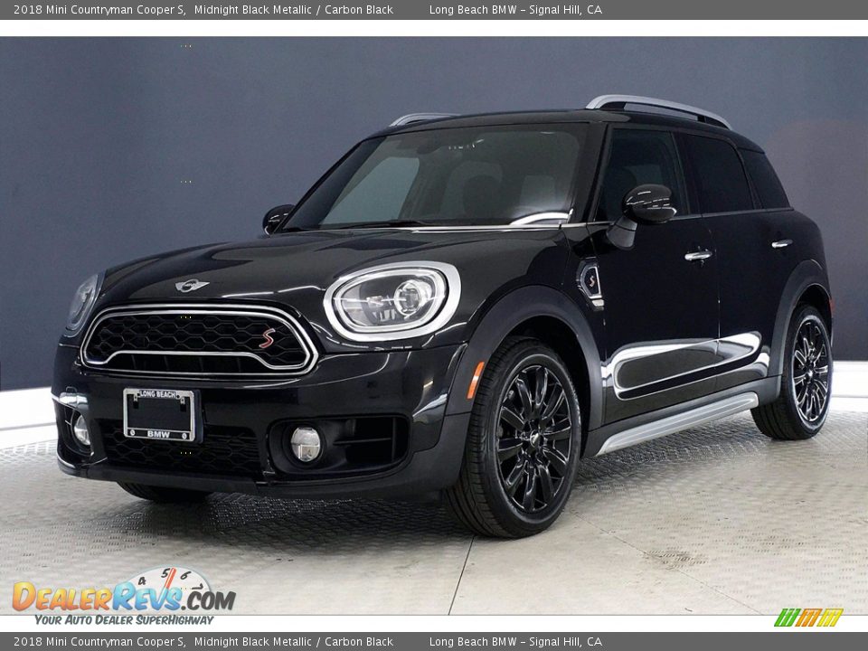 2018 Mini Countryman Cooper S Midnight Black Metallic / Carbon Black Photo #12