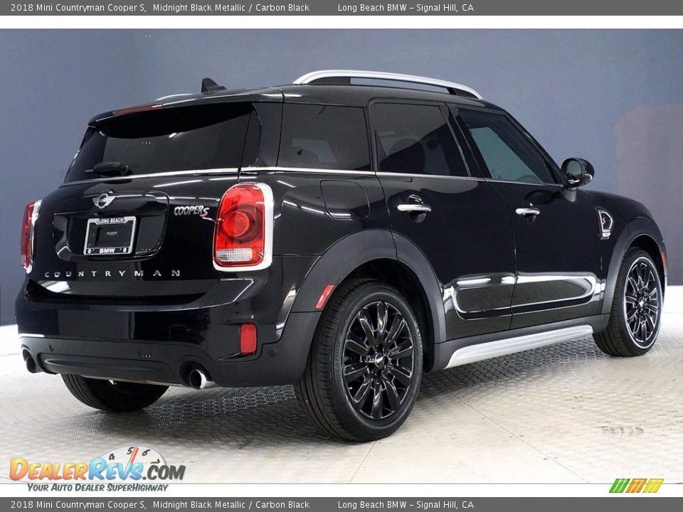 2018 Mini Countryman Cooper S Midnight Black Metallic / Carbon Black Photo #13