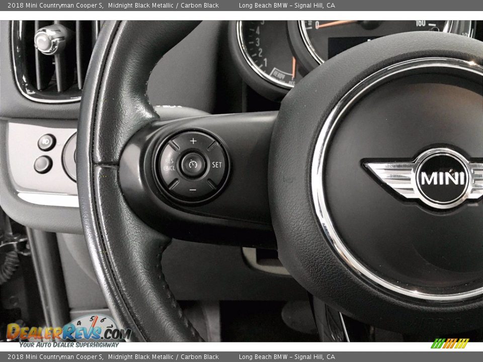 2018 Mini Countryman Cooper S Midnight Black Metallic / Carbon Black Photo #18