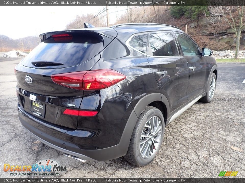 2021 Hyundai Tucson Ulitimate AWD Black Noir Pearl / Black Photo #2