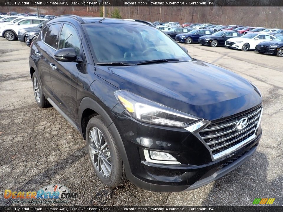 2021 Hyundai Tucson Ulitimate AWD Black Noir Pearl / Black Photo #3