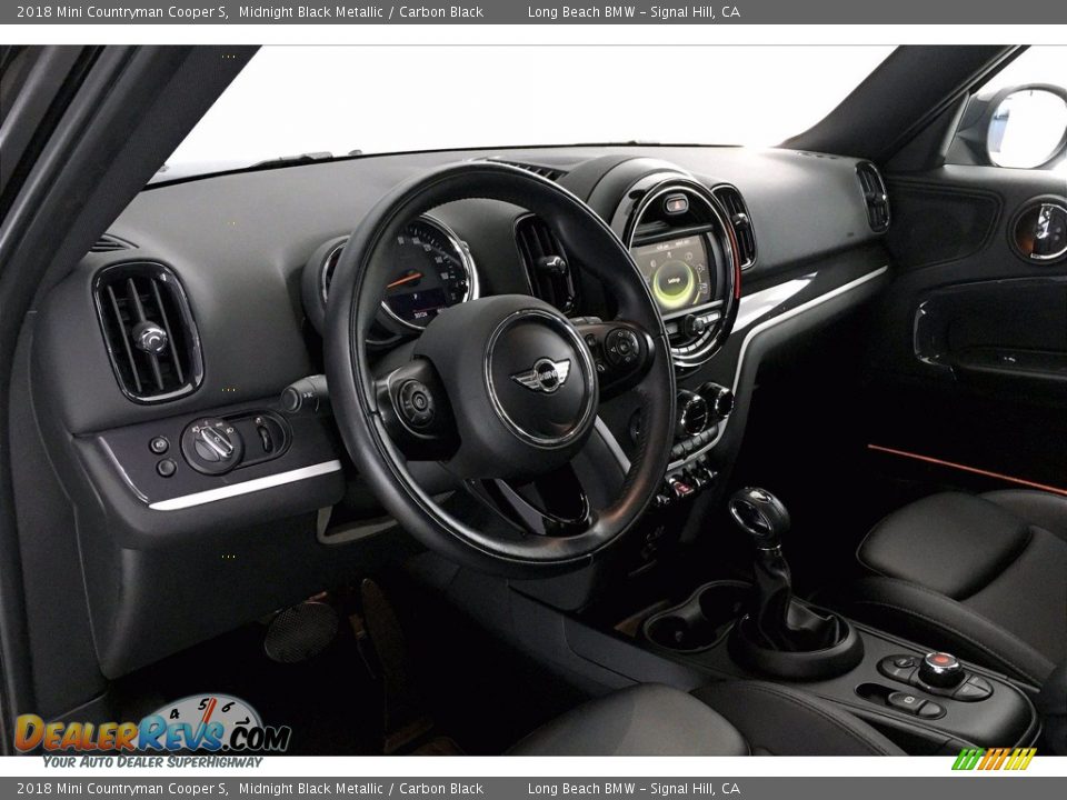 2018 Mini Countryman Cooper S Midnight Black Metallic / Carbon Black Photo #21