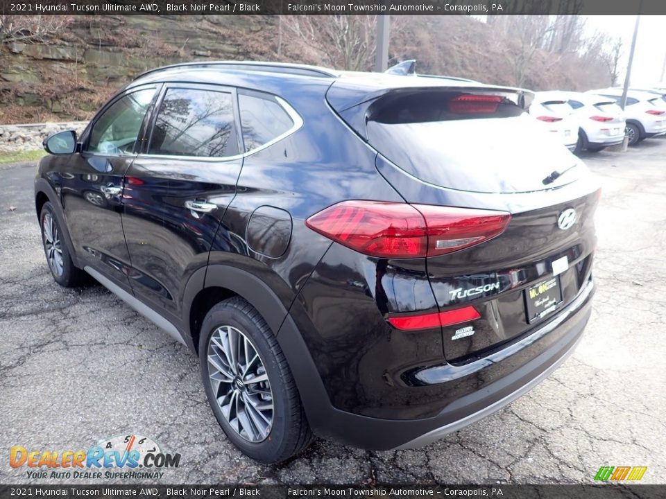 2021 Hyundai Tucson Ulitimate AWD Black Noir Pearl / Black Photo #6