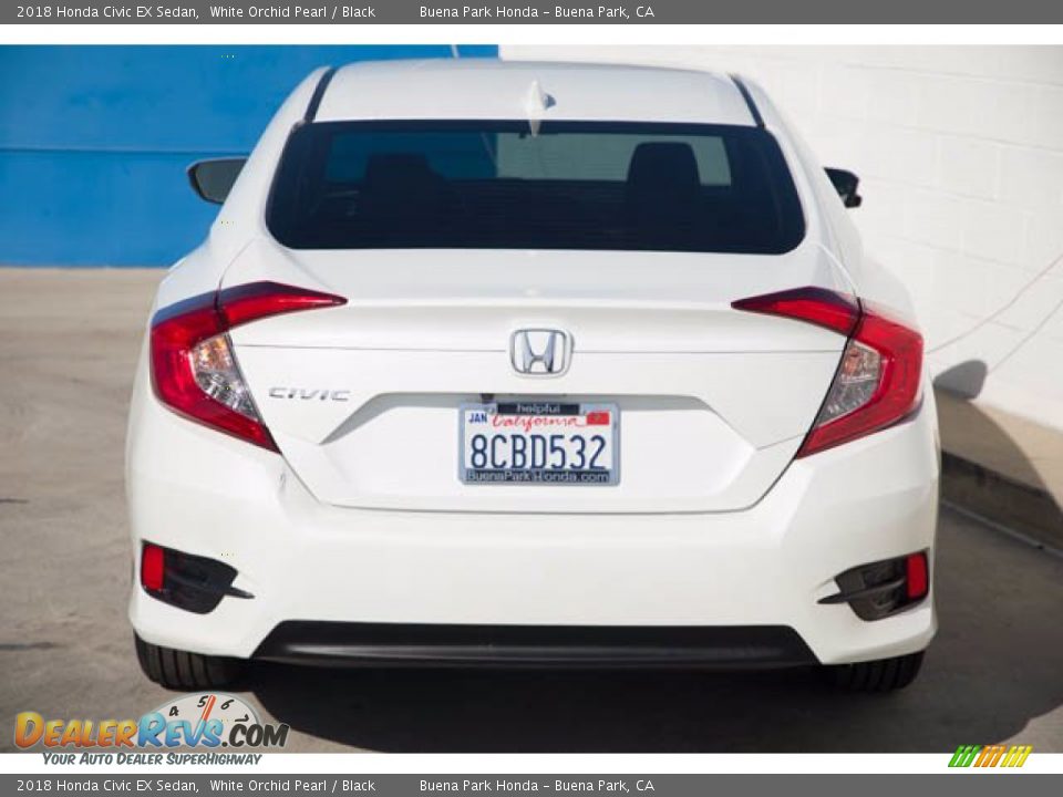 2018 Honda Civic EX Sedan White Orchid Pearl / Black Photo #11