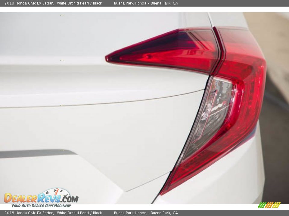 2018 Honda Civic EX Sedan White Orchid Pearl / Black Photo #13