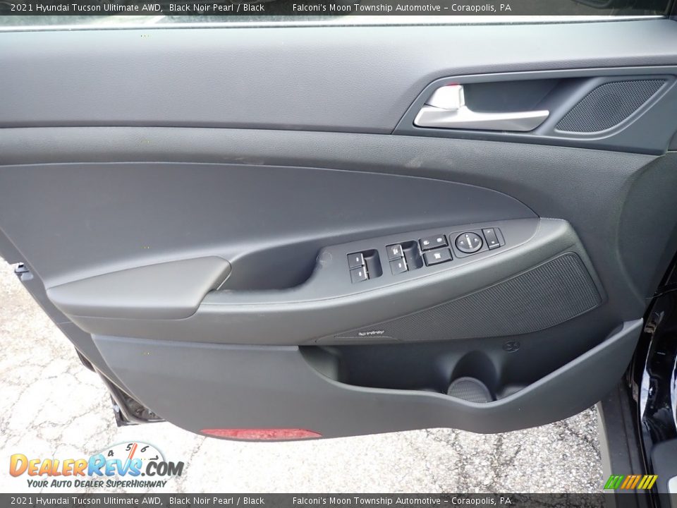 2021 Hyundai Tucson Ulitimate AWD Black Noir Pearl / Black Photo #11