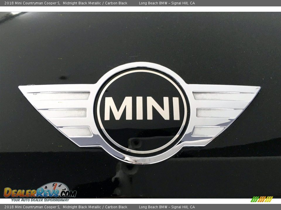 2018 Mini Countryman Cooper S Midnight Black Metallic / Carbon Black Photo #33