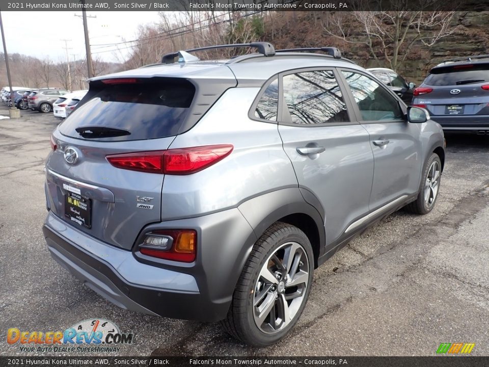 2021 Hyundai Kona Ultimate AWD Sonic Silver / Black Photo #2