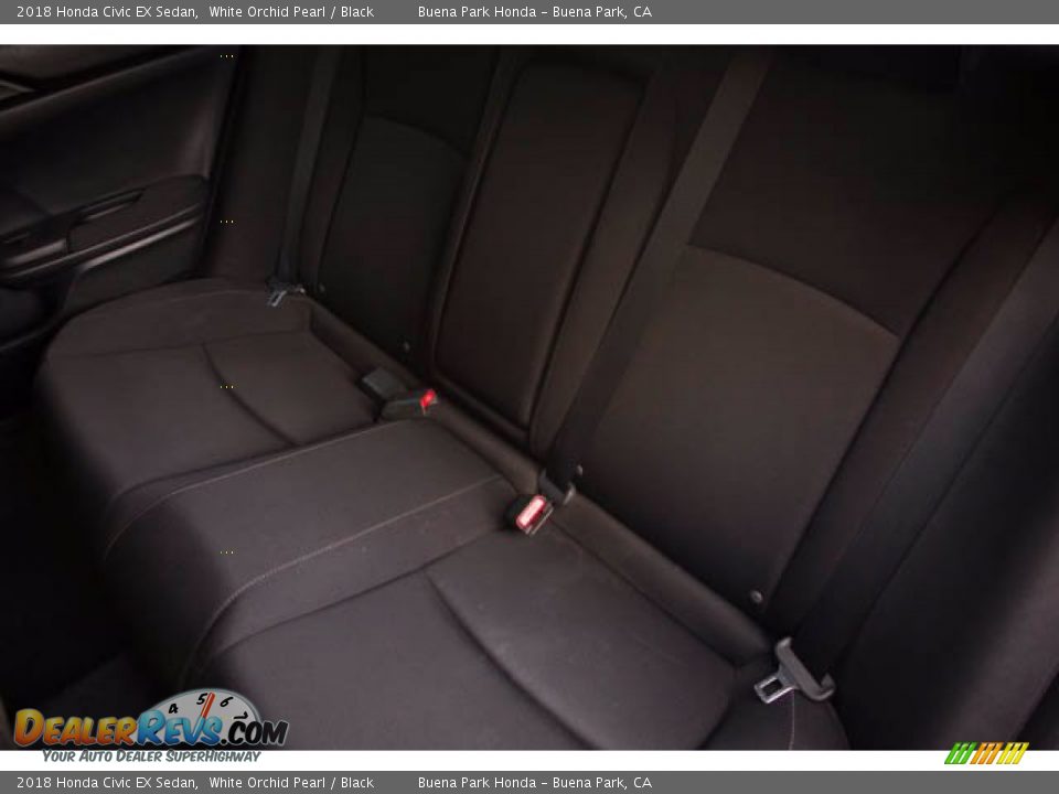 2018 Honda Civic EX Sedan White Orchid Pearl / Black Photo #22