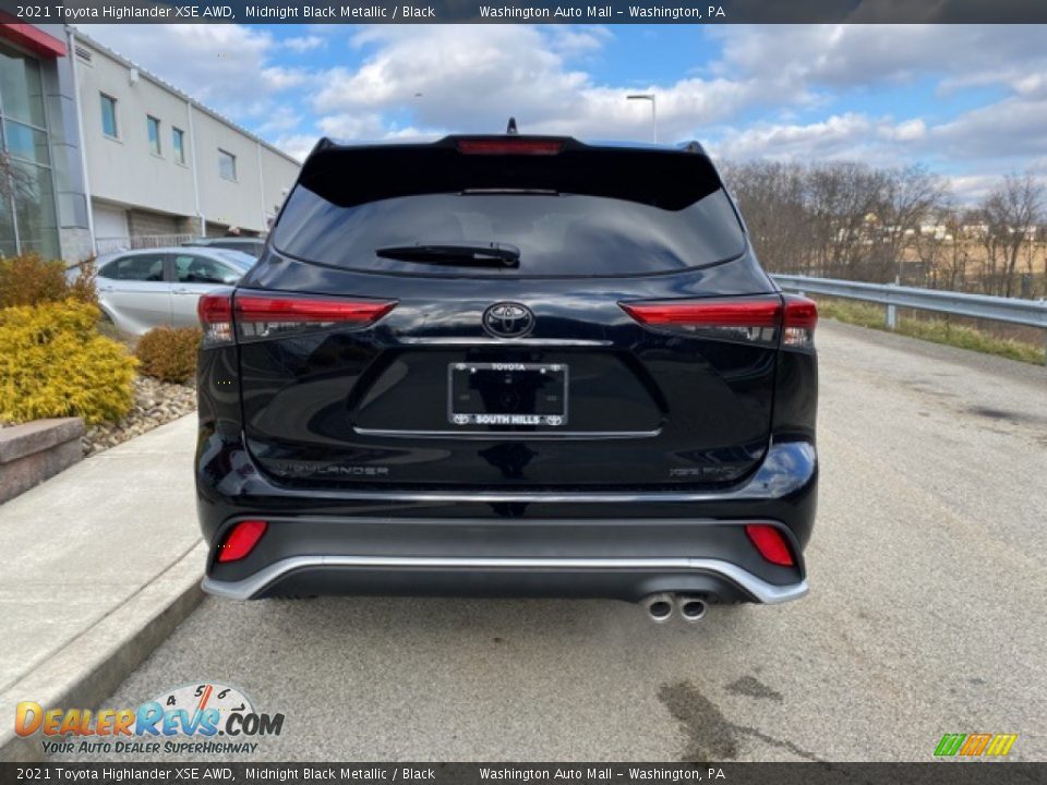 2021 Toyota Highlander XSE AWD Midnight Black Metallic / Black Photo #15