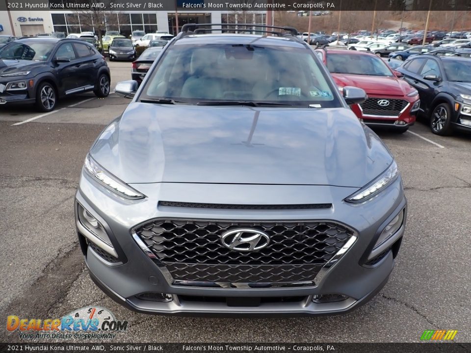 2021 Hyundai Kona Ultimate AWD Sonic Silver / Black Photo #4