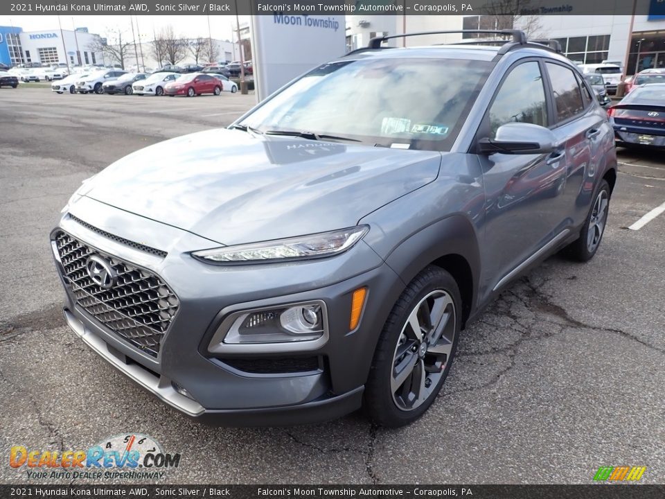 2021 Hyundai Kona Ultimate AWD Sonic Silver / Black Photo #5