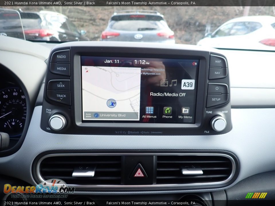 Navigation of 2021 Hyundai Kona Ultimate AWD Photo #14