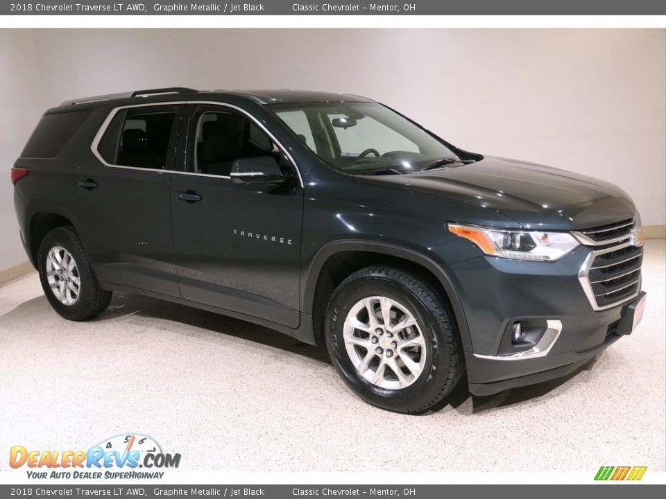 2018 Chevrolet Traverse LT AWD Graphite Metallic / Jet Black Photo #1