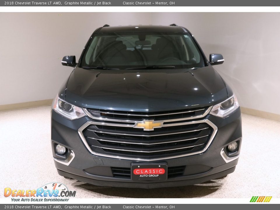 2018 Chevrolet Traverse LT AWD Graphite Metallic / Jet Black Photo #2