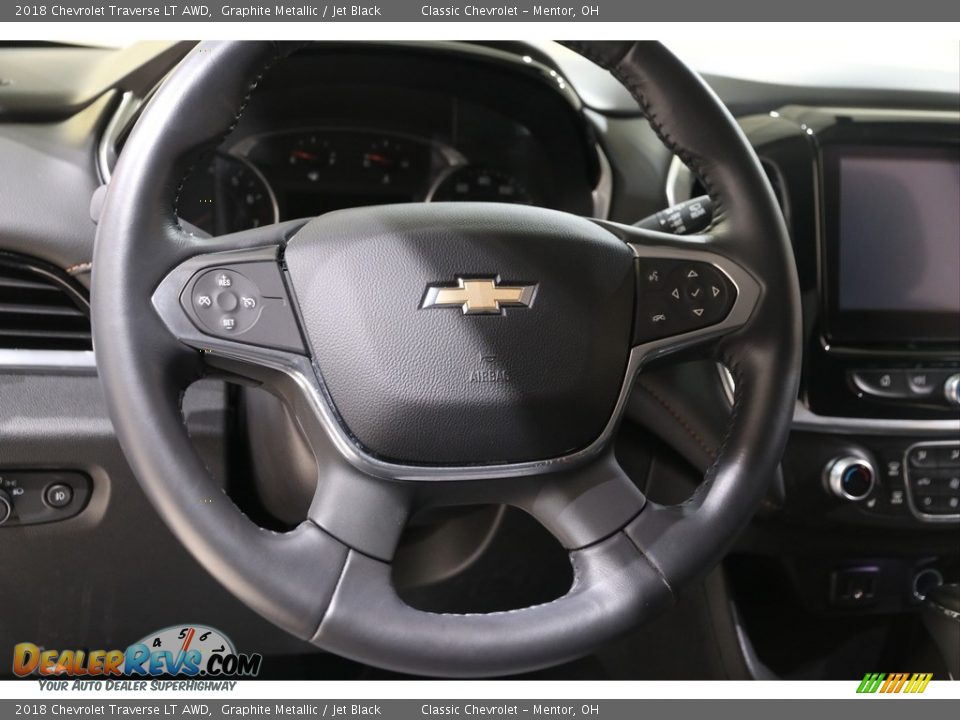 2018 Chevrolet Traverse LT AWD Graphite Metallic / Jet Black Photo #7