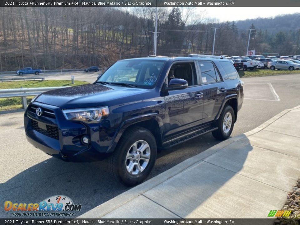 2021 Toyota 4Runner SR5 Premium 4x4 Nautical Blue Metallic / Black/Graphite Photo #13