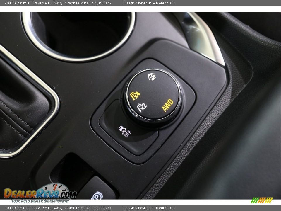 2018 Chevrolet Traverse LT AWD Graphite Metallic / Jet Black Photo #14