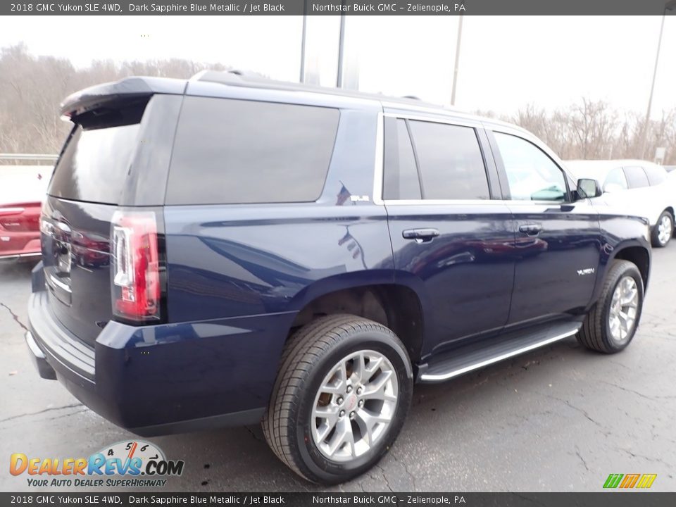 2018 GMC Yukon SLE 4WD Dark Sapphire Blue Metallic / Jet Black Photo #9