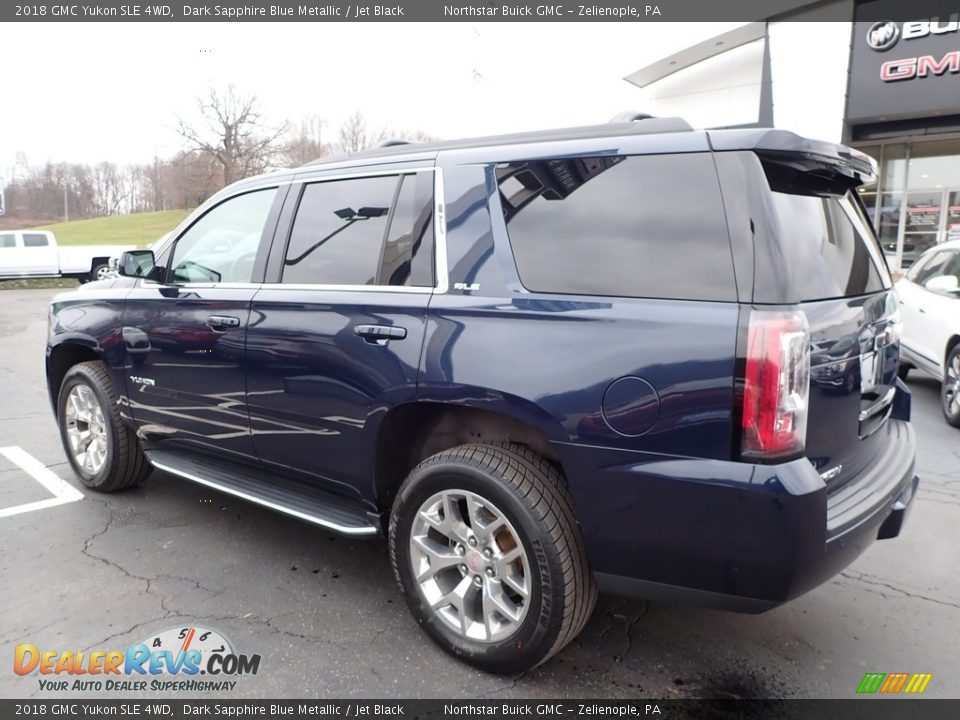 2018 GMC Yukon SLE 4WD Dark Sapphire Blue Metallic / Jet Black Photo #13