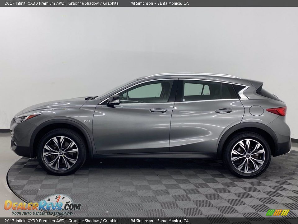 Graphite Shadow 2017 Infiniti QX30 Premium AWD Photo #5