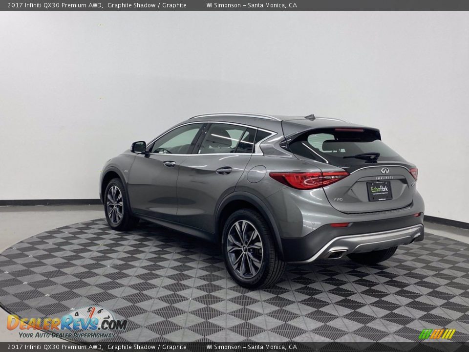 2017 Infiniti QX30 Premium AWD Graphite Shadow / Graphite Photo #6