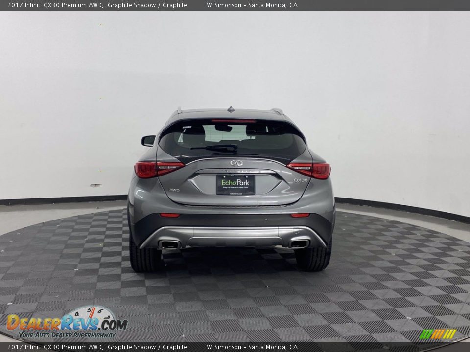 2017 Infiniti QX30 Premium AWD Graphite Shadow / Graphite Photo #7