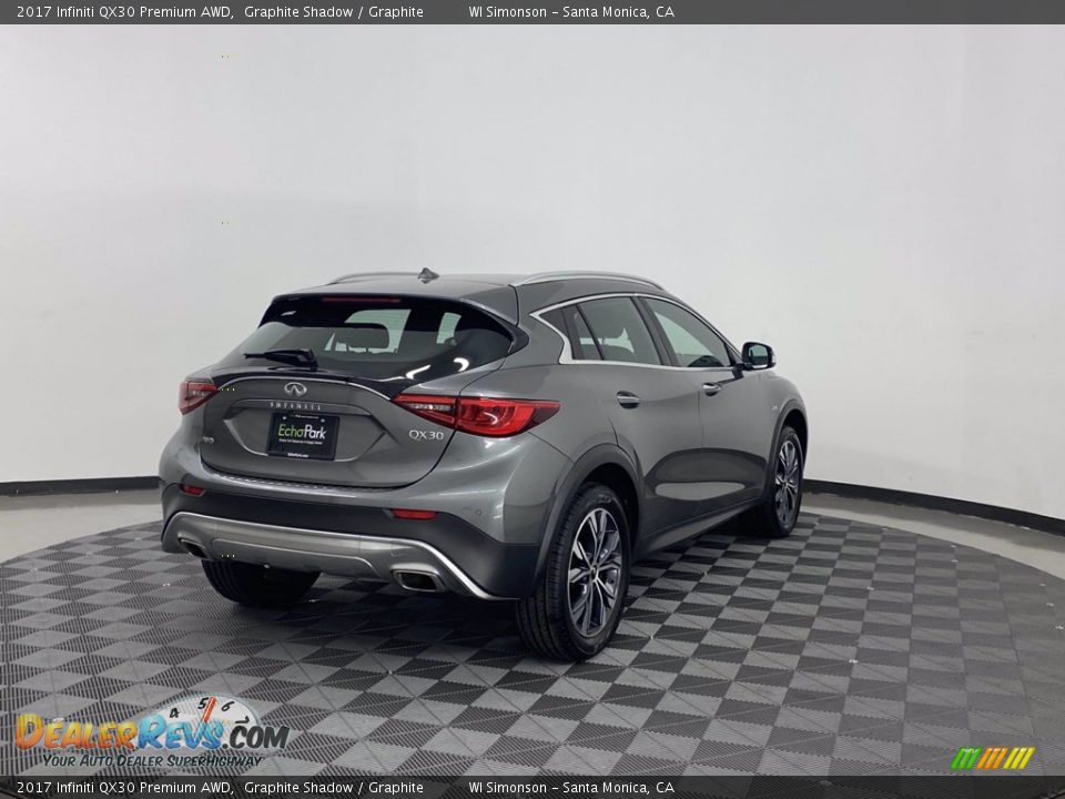 2017 Infiniti QX30 Premium AWD Graphite Shadow / Graphite Photo #8