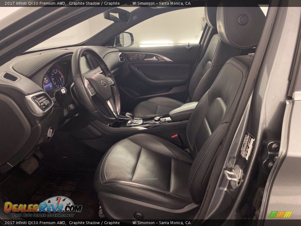 Front Seat of 2017 Infiniti QX30 Premium AWD Photo #29