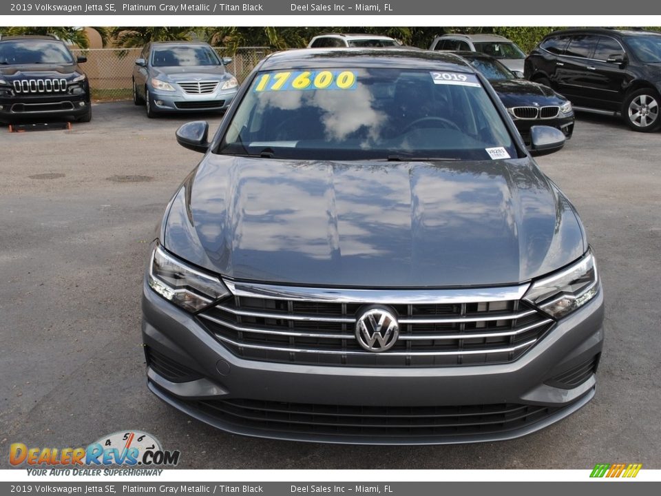 2019 Volkswagen Jetta SE Platinum Gray Metallic / Titan Black Photo #3