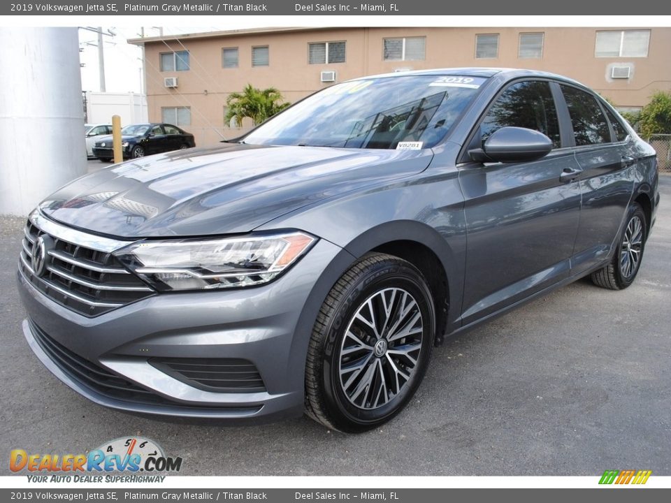 2019 Volkswagen Jetta SE Platinum Gray Metallic / Titan Black Photo #5