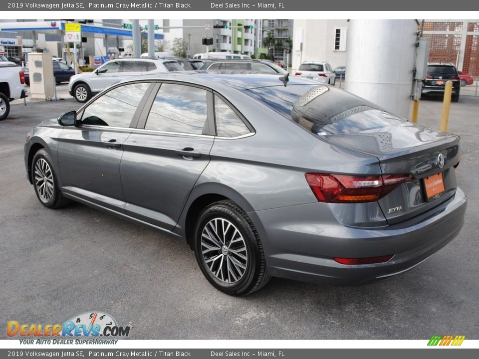 2019 Volkswagen Jetta SE Platinum Gray Metallic / Titan Black Photo #6