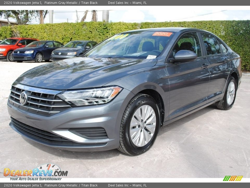 2020 Volkswagen Jetta S Platinum Gray Metallic / Titan Black Photo #5