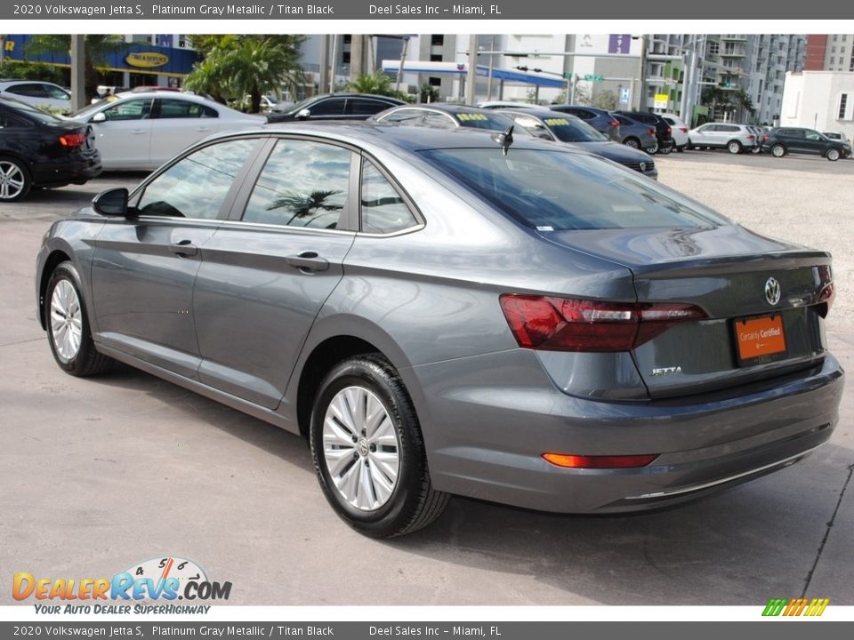 2020 Volkswagen Jetta S Platinum Gray Metallic / Titan Black Photo #6