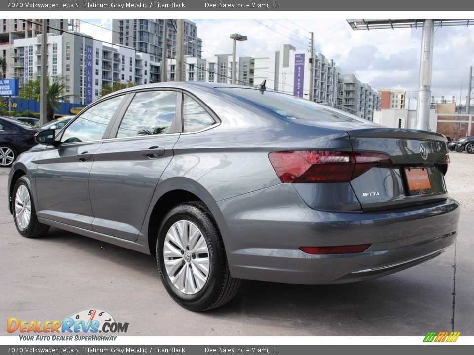 2020 Volkswagen Jetta S Platinum Gray Metallic / Titan Black Photo #7