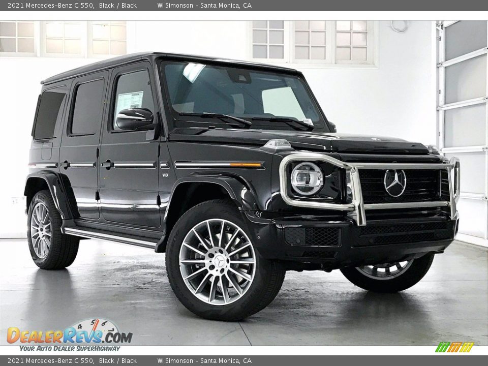 2021 Mercedes-Benz G 550 Black / Black Photo #10