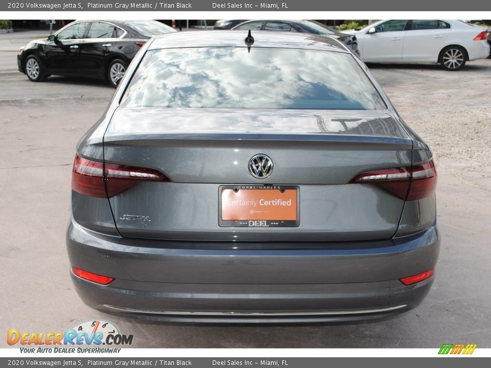 2020 Volkswagen Jetta S Platinum Gray Metallic / Titan Black Photo #8