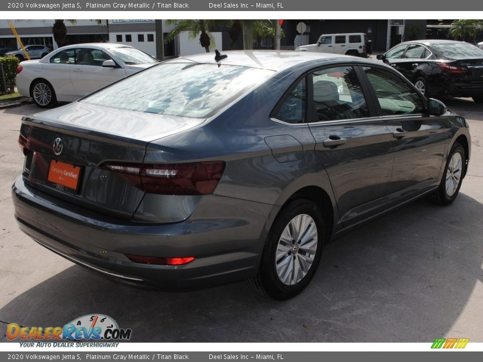 2020 Volkswagen Jetta S Platinum Gray Metallic / Titan Black Photo #9