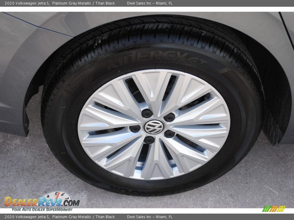 2020 Volkswagen Jetta S Platinum Gray Metallic / Titan Black Photo #10