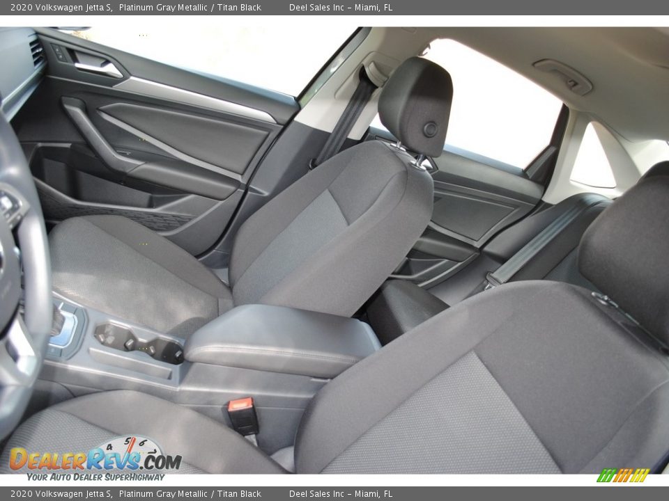 2020 Volkswagen Jetta S Platinum Gray Metallic / Titan Black Photo #12