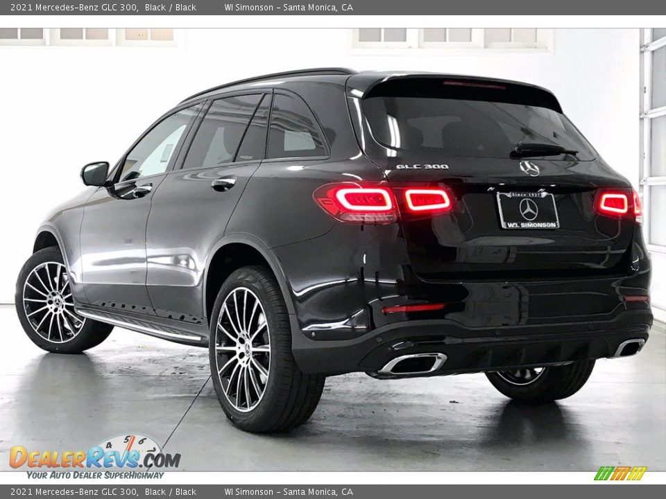 2021 Mercedes-Benz GLC 300 Black / Black Photo #2