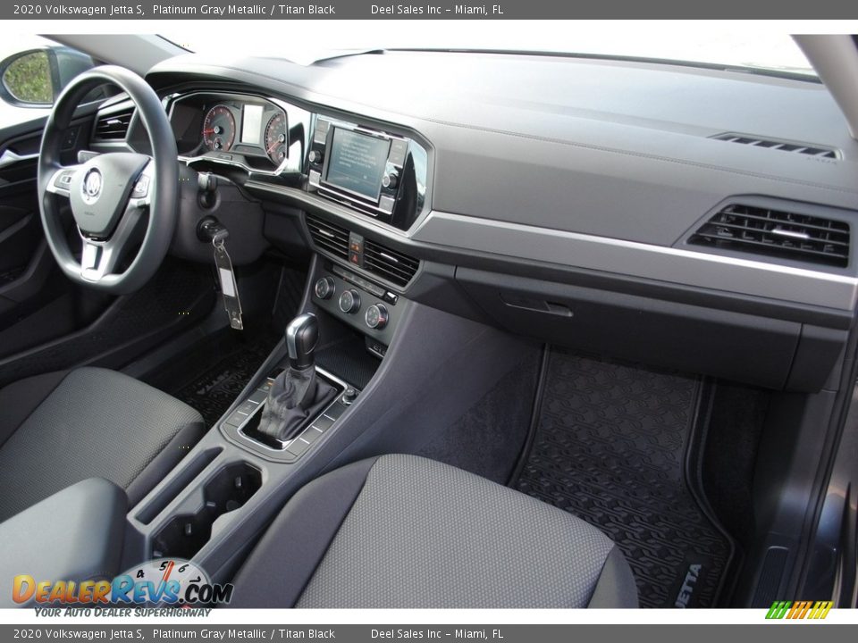 2020 Volkswagen Jetta S Platinum Gray Metallic / Titan Black Photo #16