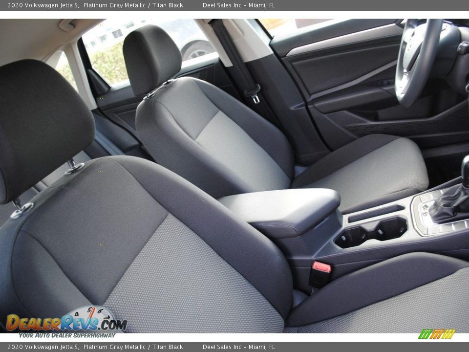 2020 Volkswagen Jetta S Platinum Gray Metallic / Titan Black Photo #17