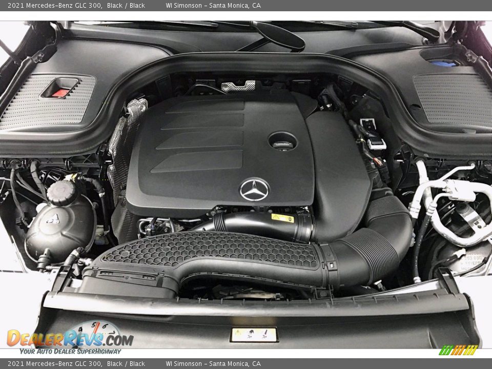 2021 Mercedes-Benz GLC 300 Black / Black Photo #8