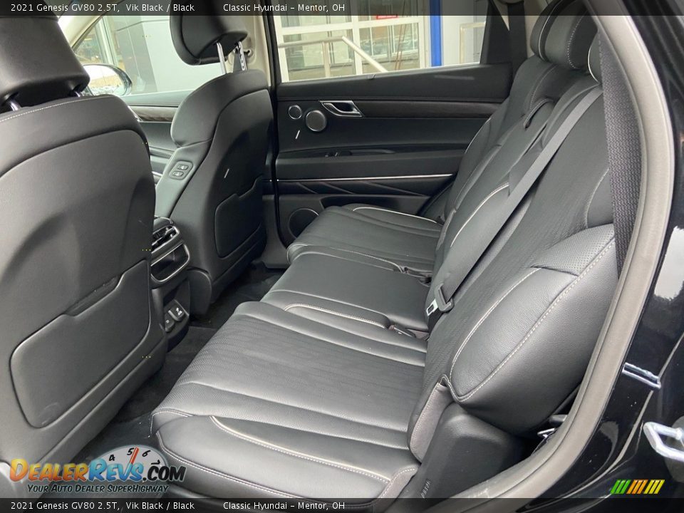 Rear Seat of 2021 Genesis GV80 2.5T Photo #5