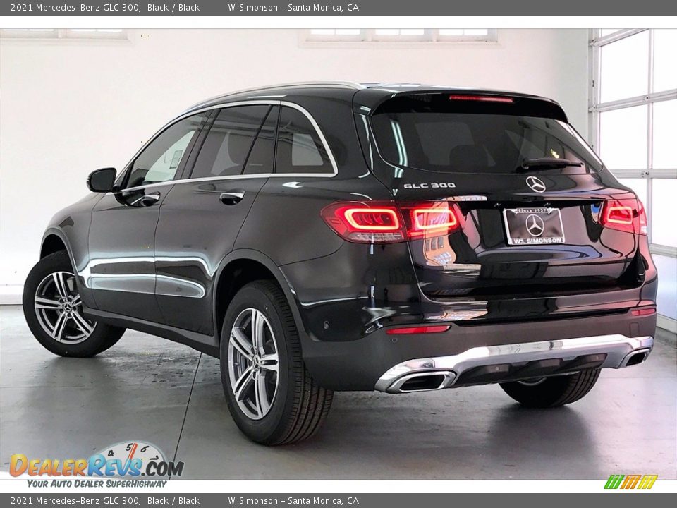 2021 Mercedes-Benz GLC 300 Black / Black Photo #2