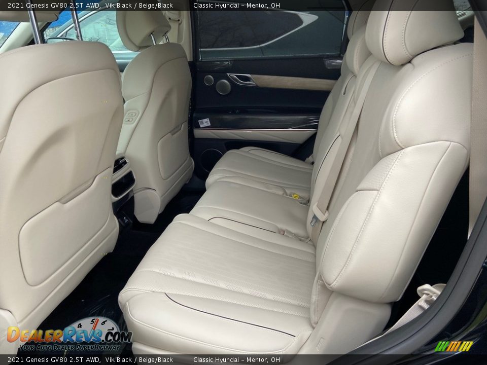 Rear Seat of 2021 Genesis GV80 2.5T AWD Photo #4