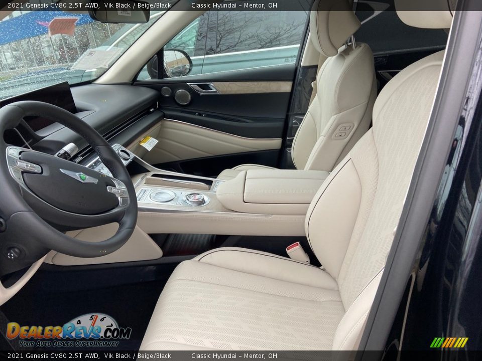 Front Seat of 2021 Genesis GV80 2.5T AWD Photo #5