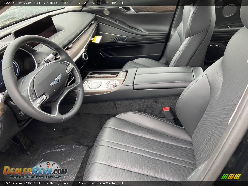 Front Seat of 2021 Genesis G80 2.5T Photo #2