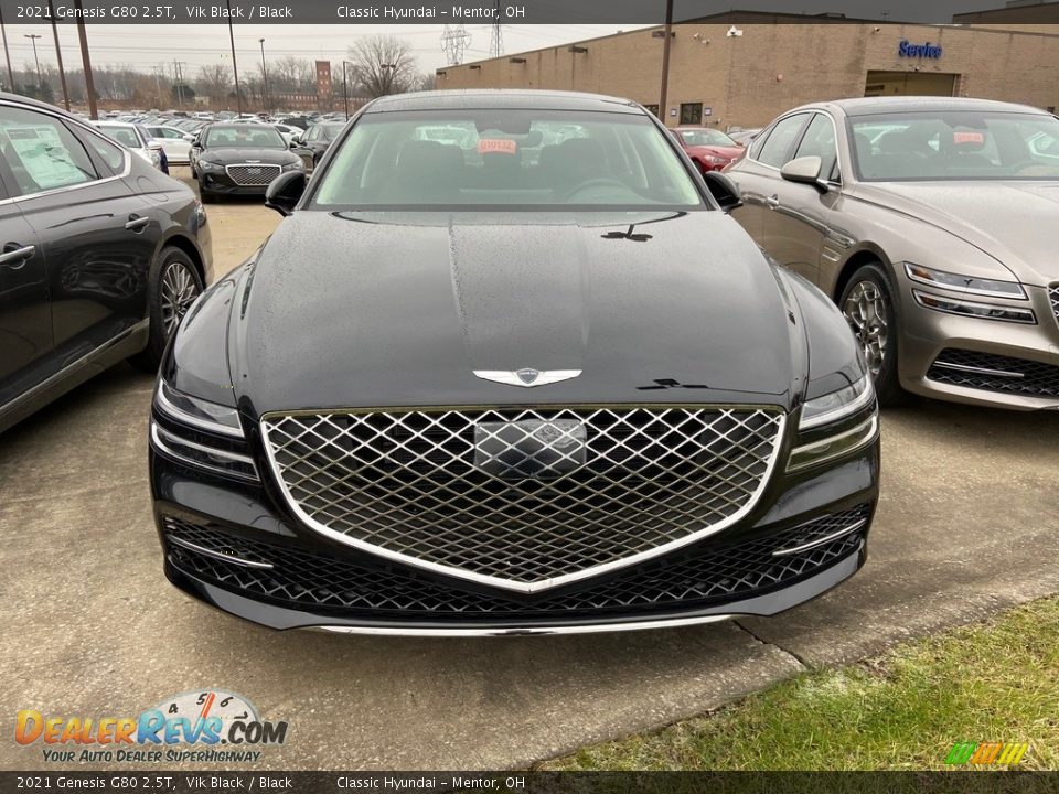 2021 Genesis G80 2.5T Vik Black / Black Photo #4